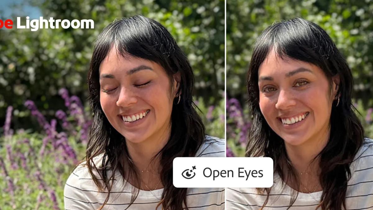 Lightroom Mobile apre gli occhi chiusi nelle foto con un tocco grazie all'intelligenza artificiale